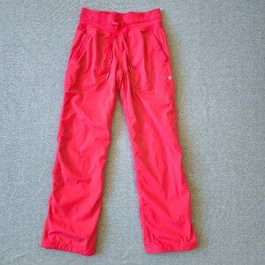 Lululemon Women's Size 2 Dance Studio Mid-Rise Pants Regular Lined Pink